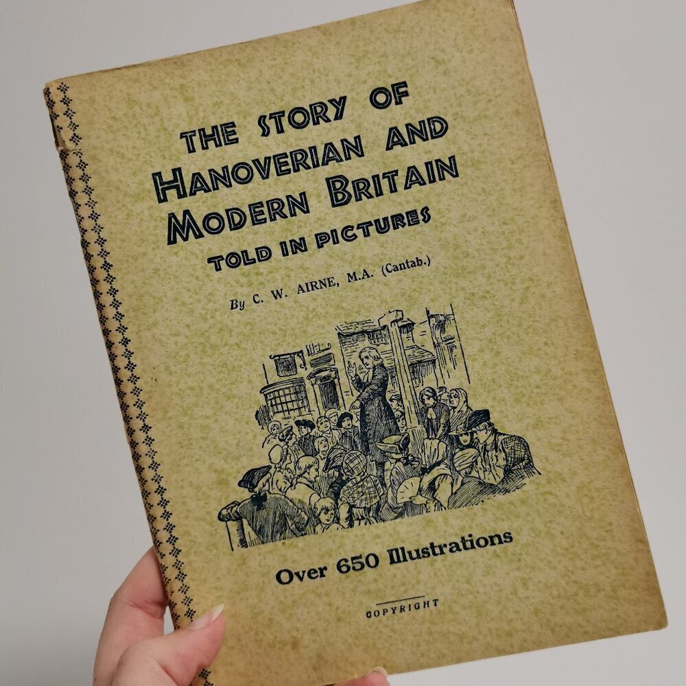 1950s Story of Hanoverian and Modern Britain Told in Pictures Illust History